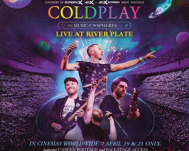 Coldplay Live at the River Plate comes to Cineworld in Wakefield and Castleford