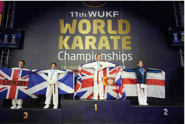 Esme Haycock was number one at the World Karate Championships.