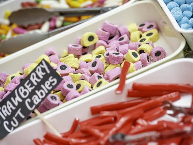 Some of the liquorice on offer at the 2018 festival.