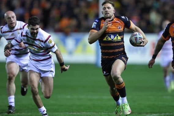 Greg Eden is expected to be back in contention for Castleford Tigers' next game. Picture: John Clifton/SWpix.com