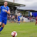 Gavin Allott was back on target for Pontefract Collieries at Cleethorpes Town. Picture: Josh Harper