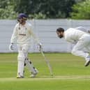Junaid Khan took six wickets for Ossett against Hanging Heaton. Photo by Scott Merrylees