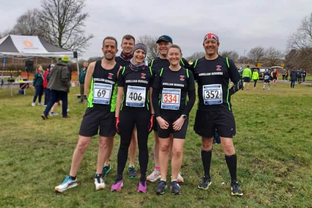 Rodillians runners who performed well at the Liversedge Half Marathon.
