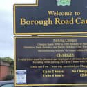 Borough Road car park, in Wakefield.