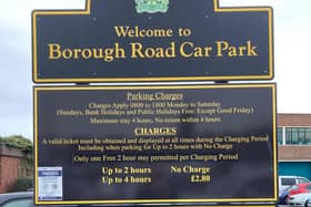 Borough Road car park, in Wakefield.