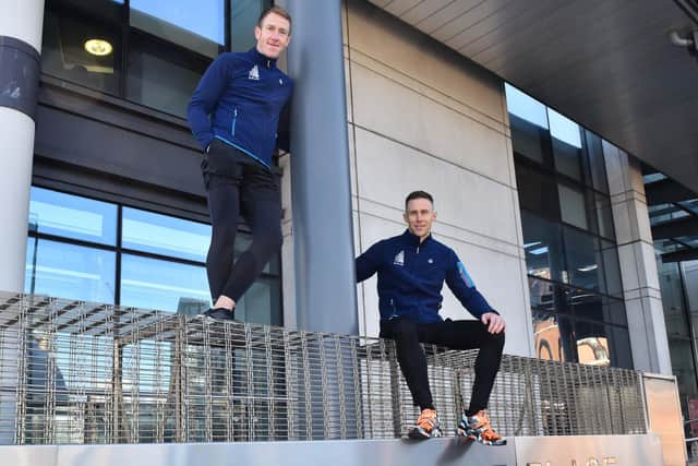 The duo will be completing their challenge in Bridgewater Place, Leeds, as they climb 24 storeys 72 times  to raise funds for The Grenfell Foundation and The Firefighters Charity in June.