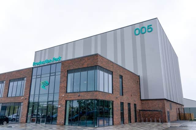 Production Park, based at South Kirkby’s Langthwaite Business Park, was established in 2015 by Mr Brooks and is a world leader in providing rehearsal and filming space for some of the world’s biggest stars including Lady Gaga, Beyoncé, Arctic Monkeys and the Rolling Stones.