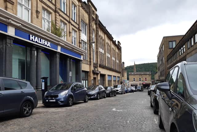 The attack happened in Halifax town centre