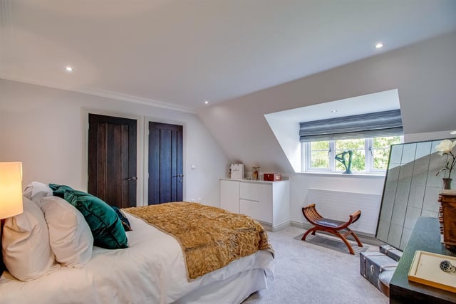 A double bedroom within the Wrenthorpe property.
