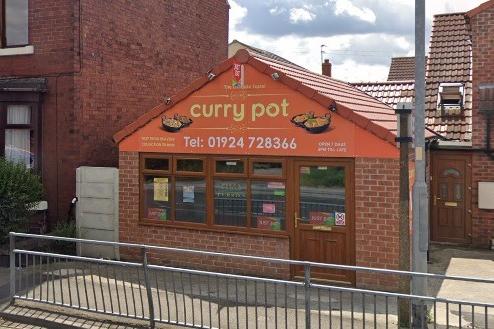 Curry Pot/Pizzalino at 151a Batley Road, Wakefield; rated 5 on February 6