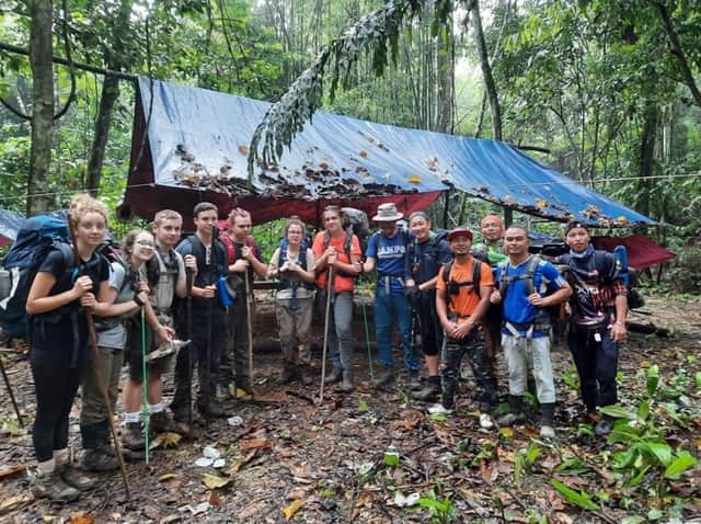 Students stayed at four different camps across Borneo throughout their trip, with a five day stay on the island of Mantanani.