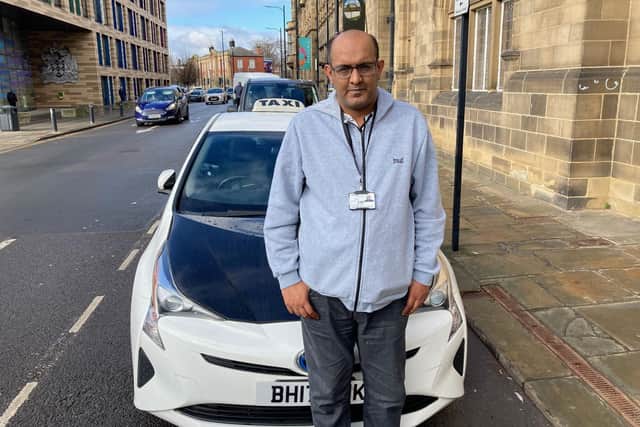 Mr Hussain, a driver based in Pontefract since 2017, said the plate was already four days out of date by the time he received it.
