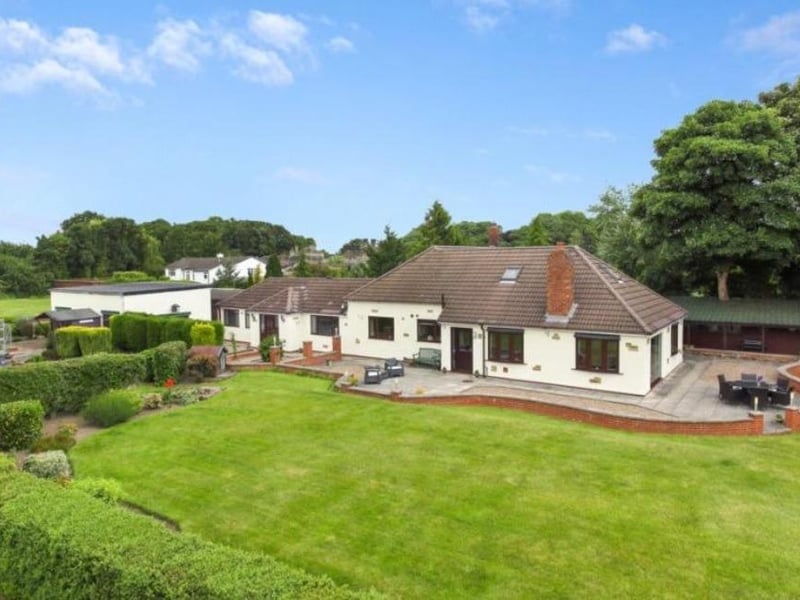 This five bedroom property is for sale for £999,950 with Holroyd Miller, Wakefield. It's described as: "Cherry Tree Farm, a detached property with five good sized bedrooms as well as a separate contained Annex with two bedrooms and sits within approximately three acres of land and is accessed from a private driveway."
