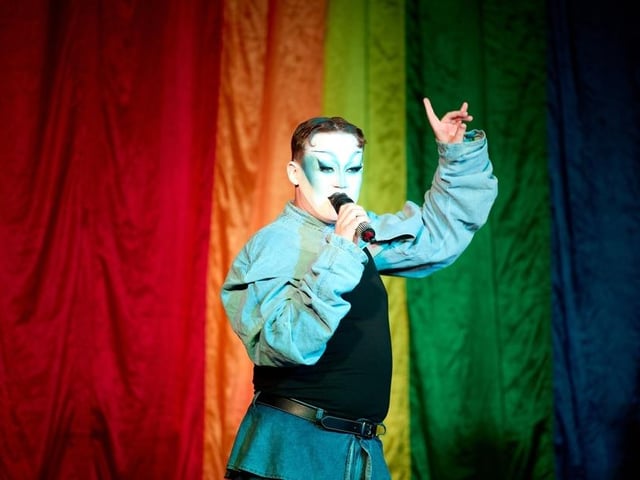 Cabaret acts took to the stage