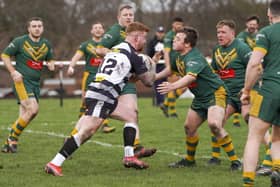 Callum Roberts was a try scorer for Eastmoor Dragons against Millom.