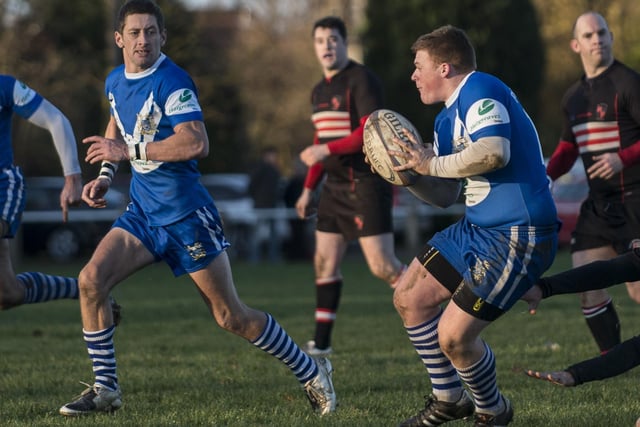Chris Sant was man of the match as Pontefract RUFC beat Dinnington 36-14 in Yorkshire One.