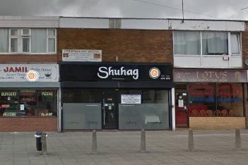 Rated 5: The Shuhag at 79 Station Lane, Featherstone, Pontefract; rated on December 14.