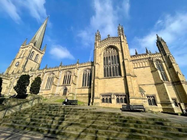 Blue skies over the Cathedral, shared by Steve Turner