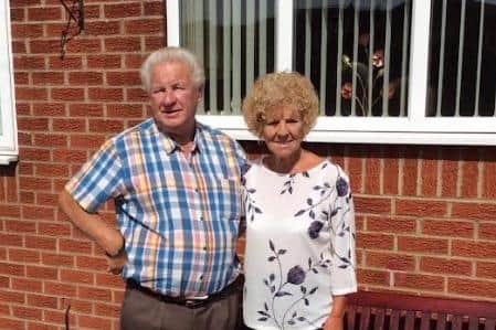 John and Pamela are celebrating their sapphire wedding anniversary today.