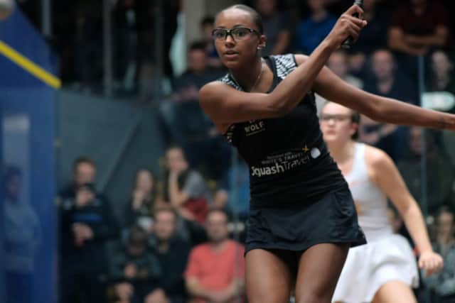 Pontefract's Asia Harris has set out her plans to climb the world squash rankings.