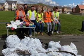 Residents from the Prince of Wales hosuing estate filled 25 sacks during their 'Big Litter Pick' event.