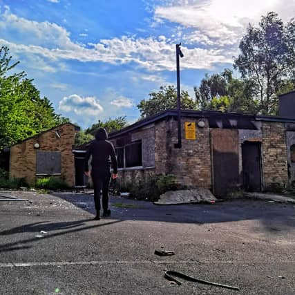 The site sits derelict, dilapidated and fire damaged in South Kirby.