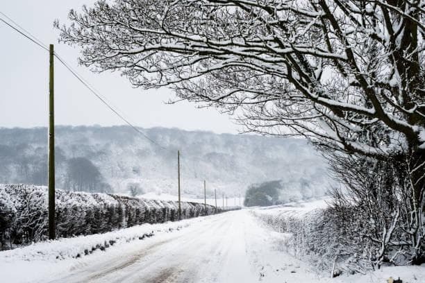 Snow In Midlands 'Severe weather alert' for snow issued for the North of England and the ...
