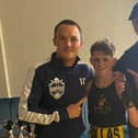 Junior champion Callum Fallas has caught the eye of former world champion Josh Warrington.