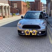 Conservative group leader Nadeem Ahmed today (July 19) put pictures on his Facebook page which appear to show Coun Jeffery’s Mini illegally parked in Wakefield city centre.