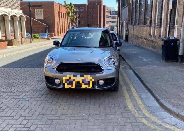 Conservative group leader Nadeem Ahmed today (July 19) put pictures on his Facebook page which appear to show Coun Jeffery’s Mini illegally parked in Wakefield city centre.