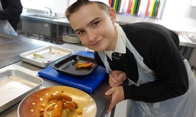 As part of the cookery week, pupils from Rodillian Academy learned how to make and present a range of dishes.