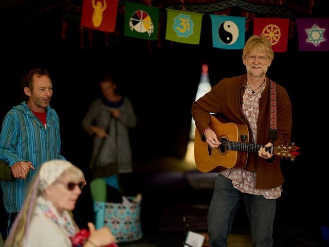 Music was among the attractions at the festival in Normanton