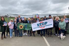 Protest against the Crofton development