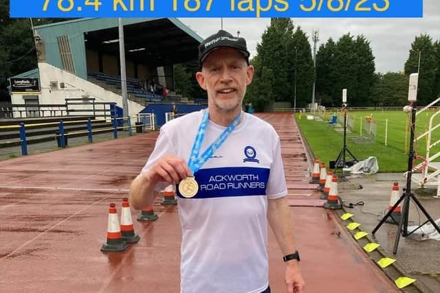 Simon Speight has spent the past year since his previous Wakefield Express article completing more runs to raise money for the Prince Of Wales Hospice