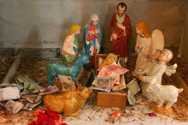 The nativity is a Christmas staple.