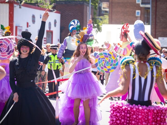 A liquorice fairy graced the festival last year in 2022.