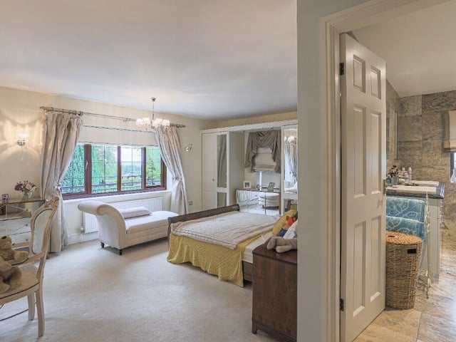 One of the property's four bedrooms.
