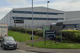 The former Superdrug distribution centre, on Dale Lane Industrial Estate, South Elmsall. Google image.