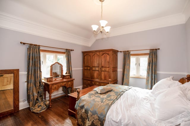 Another of the charming double bedrooms within the house.