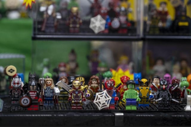 From Ironman to Thor, there were Lego figures galore.