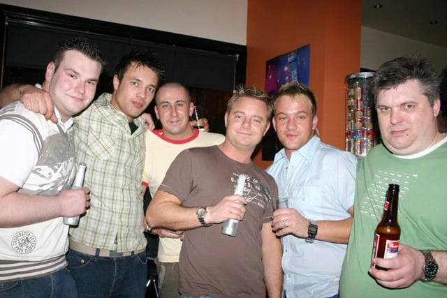 Craig, Danny, Jono, Simon, Woody and Malcolm.