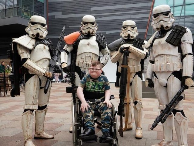 Stormtroopers protected the centre.
