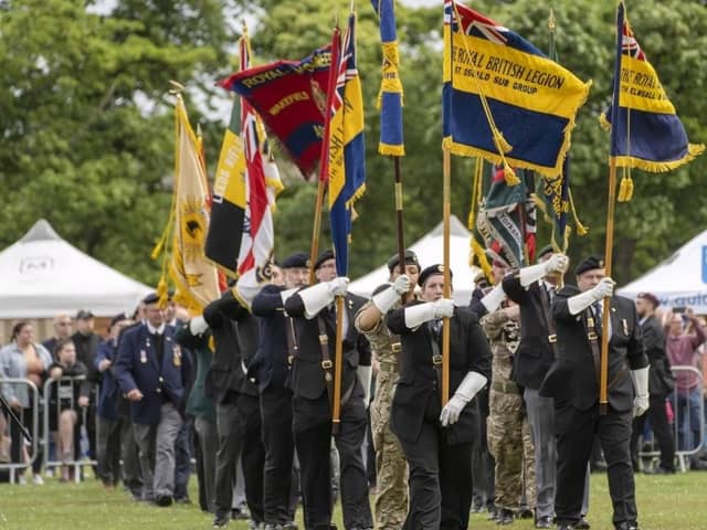 Local Armed Forces groups, emergency services personnel, veterans’ groups and community groups will be holding stalls and demonstrations at the event, alongside a plentiful host of food and drink stalls and a craft market.