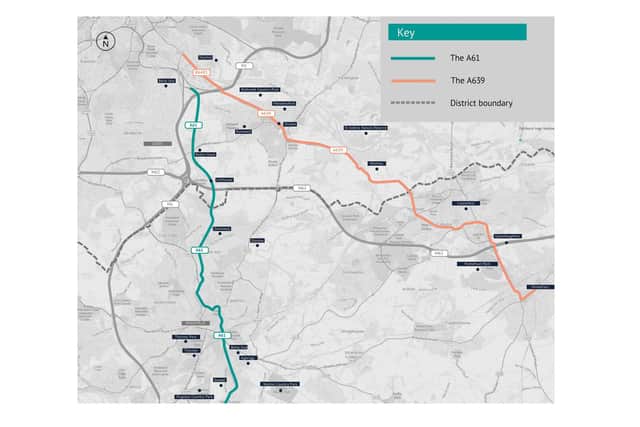 As much as £11.6 million would be invested in the A61 between Leeds and Wakefield