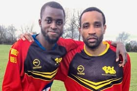 Abubakary Touray (left) scored twice and Samir Khamis was on target and came up with three assists in Wakefield Athletic's 5-2 Seymour Memorial Trophy success over Nostell MW Sunday.