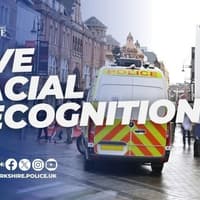 Police live facial recognition van in Wakefield