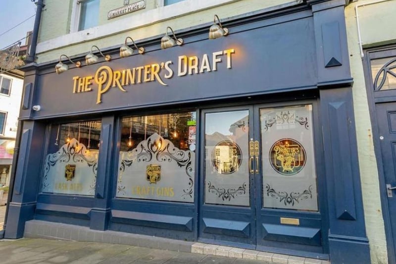 The Printers Draft, 1 Market Place, Pontefract is on the market for £95,000.  Rightmove say: "The award-winning Printers Draft trades as a unique wet led bar, with an established concept of flavoured gins, cask ales, hand crafted cocktails also with regular and popular live acoustic music sessions. Appealing to a high standard of more mature customers. The ground floor area has space for 65 customers, two toilets, bar and rear bar, glass washing area, along with a chilled beer cellar. A stage for live music performers has been incorporated into the main ground floor area. Situated on the first floor there are storage areas, and an office. Additionally, there is a one bedroom flat that is currently let to a private tenant, bringing in an extra income of £500 per calendar month. This flat has been recently renovated to a high standard. The Printers Draft is being offered by way of a share sale of the company GJG Bars Pontefract LTD."