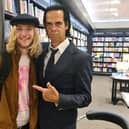 Musician Dominic Sanderson met his idol, Nick Cave, at a book signing in Leeds last week.