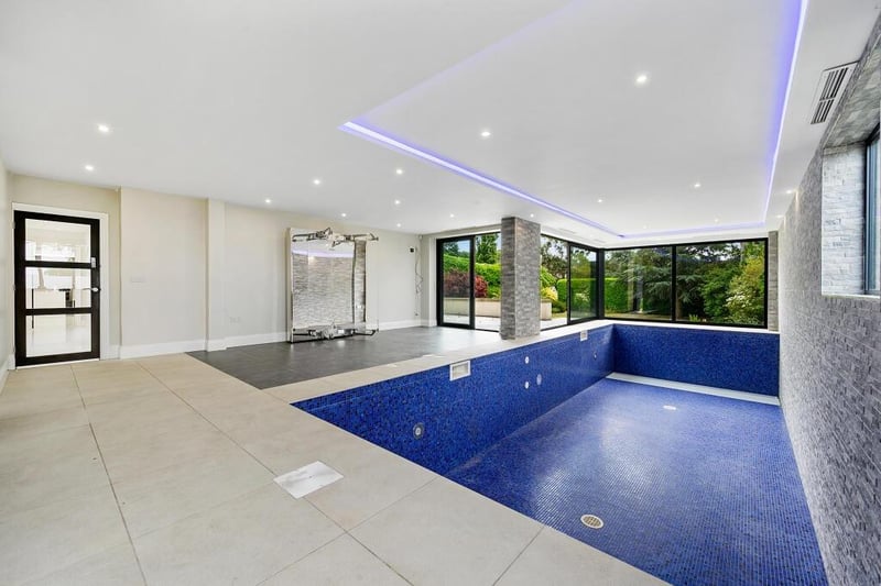 The indoor heated swimming pool is part of the property's leisure complex.