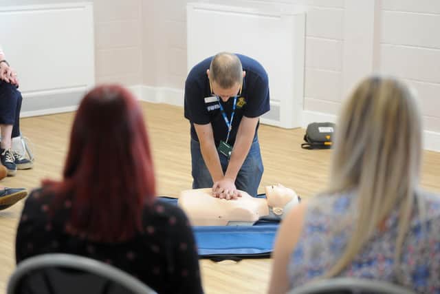 Yorkshire Ambulance Service NHS Trust's Restart a Heart Day is Friday, October 14.